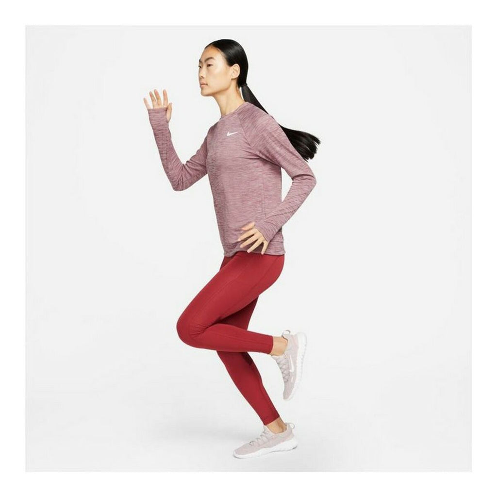 Women's long sleeve T-shirt Nike Pacer Salmon