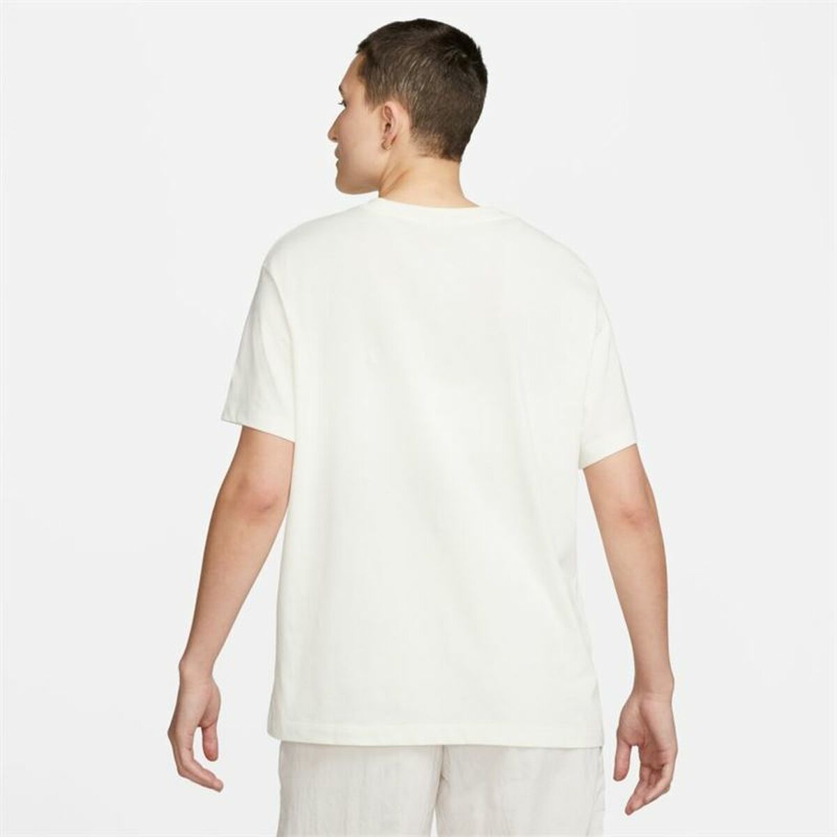 Men’s Short Sleeve T-Shirt Nike Bike  White