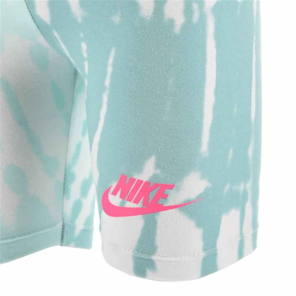 Sports Leggings Nike Printed  Aquamarine