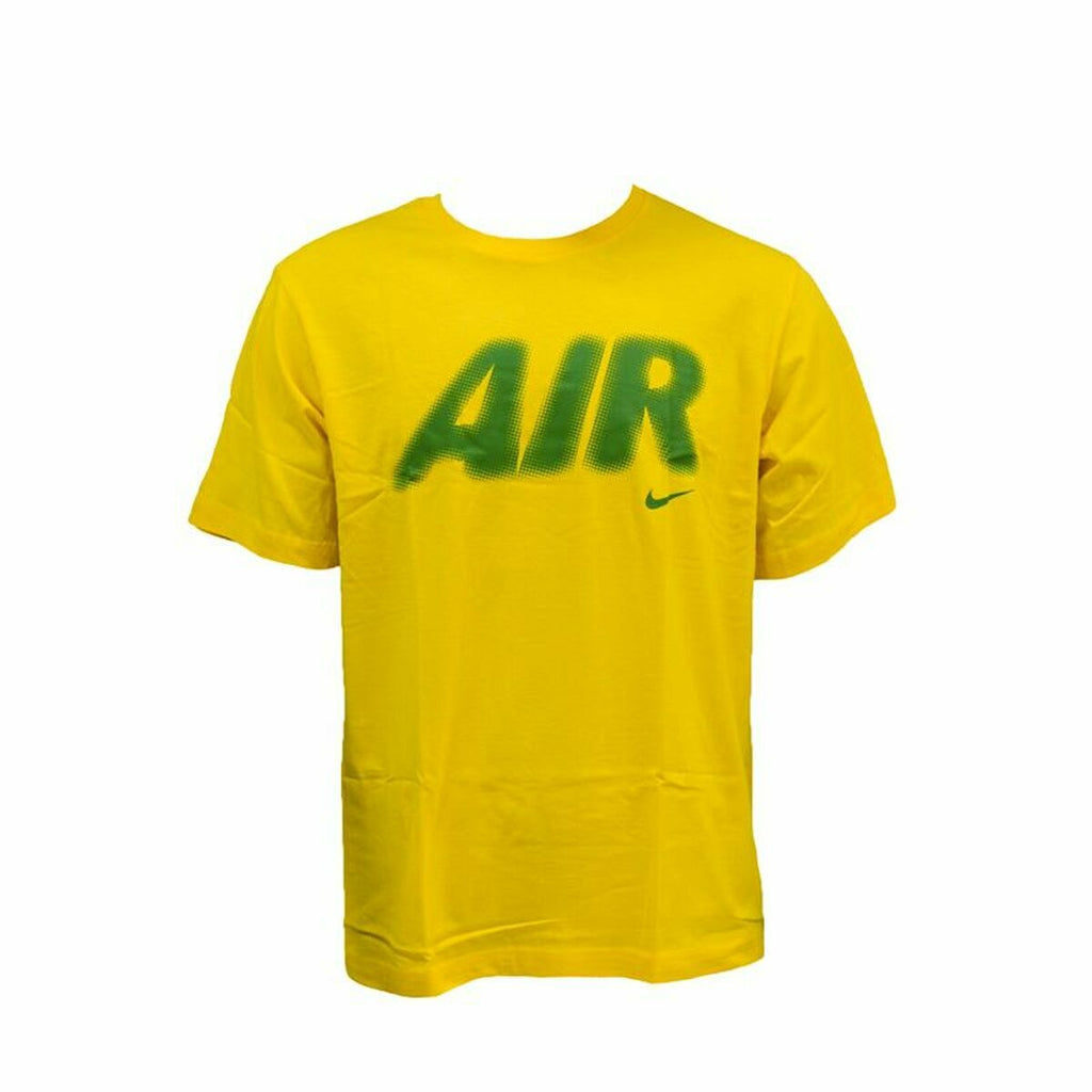 Men’s Short Sleeve T-Shirt Nike Air Green Yellow