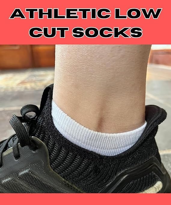 Women's Blue Ankle Socks - 6 Pack