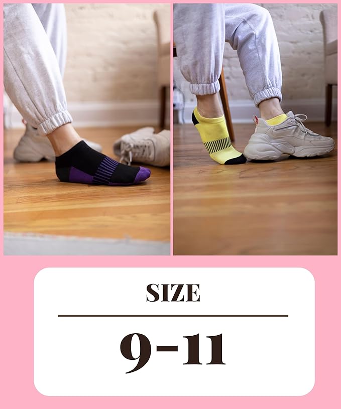 Women's Blue Ankle Socks - 6 Pack