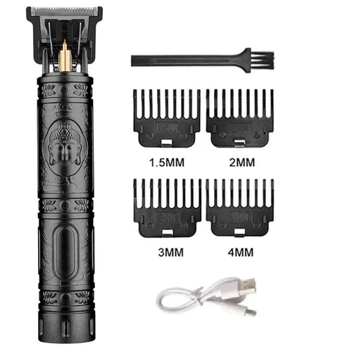 Cordless Hair Trimmer Vintage Hair Clipper USB Fast Charging Hair