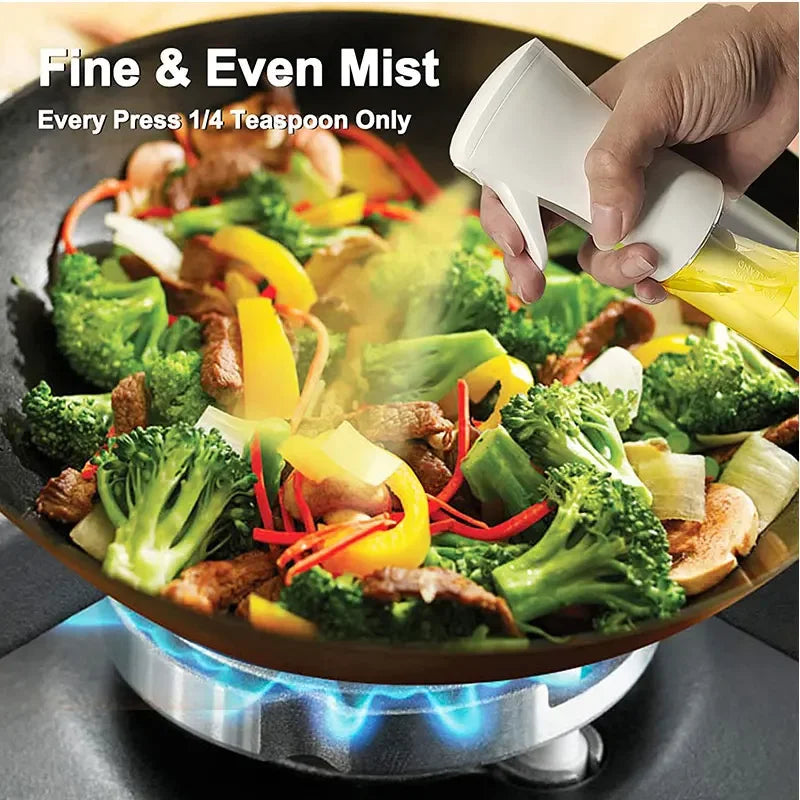 200/300/500ml Oil Spray Bottle BBQ Cooking Olive Oil Sprayer Plastic