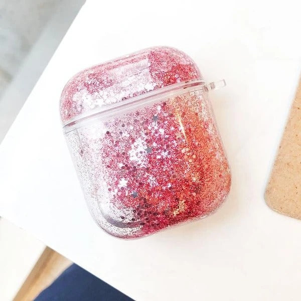 AirPods Liquid Glitter Transparent Case Cover