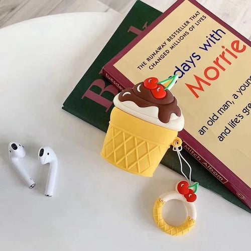 AirPods Ice Cream Silicone Case Cover