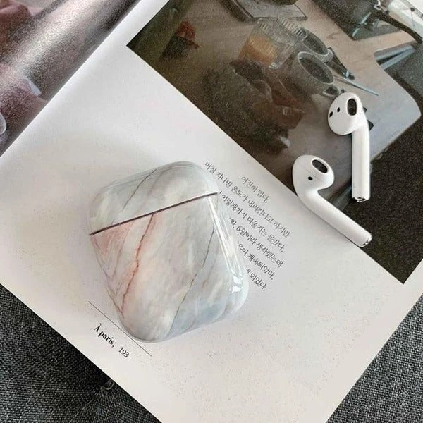 AirPods Colorful Marble Shockproof Case Cover