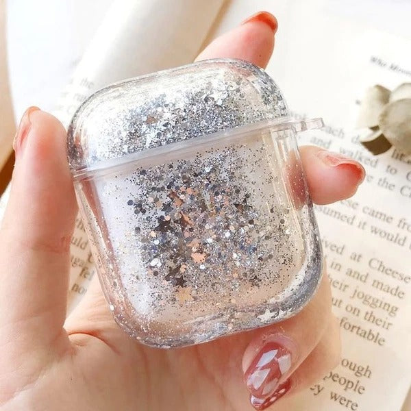 AirPods Liquid Glitter Transparent Case Cover