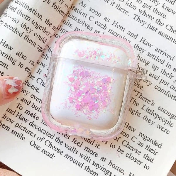 AirPods Liquid Glitter Transparent Case Cover