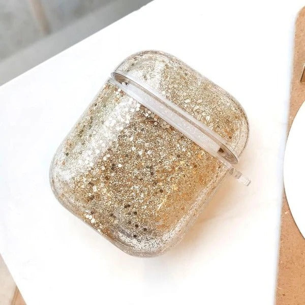 AirPods Liquid Glitter Transparent Case Cover