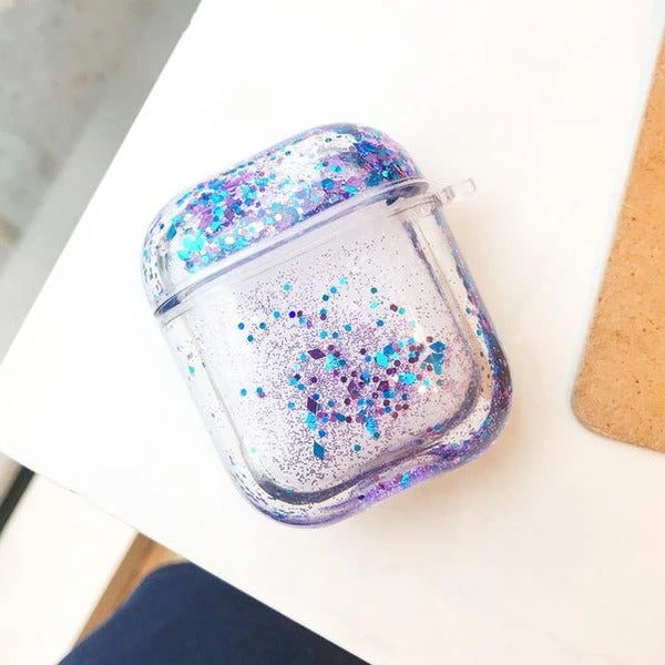 AirPods Liquid Glitter Transparent Case Cover