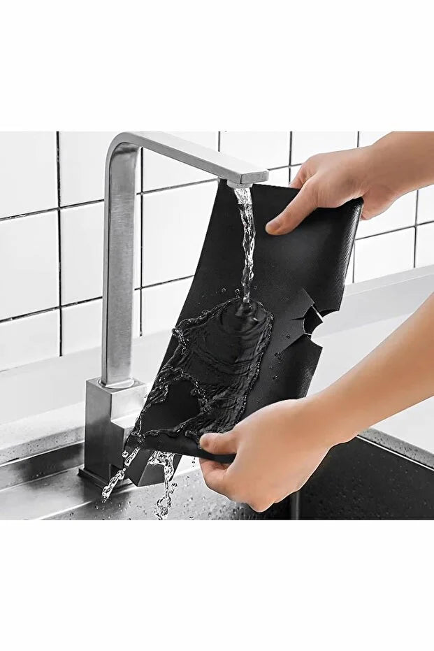 4-Piece Stove Burner Covers Reusable Stove Protector Liners Essential