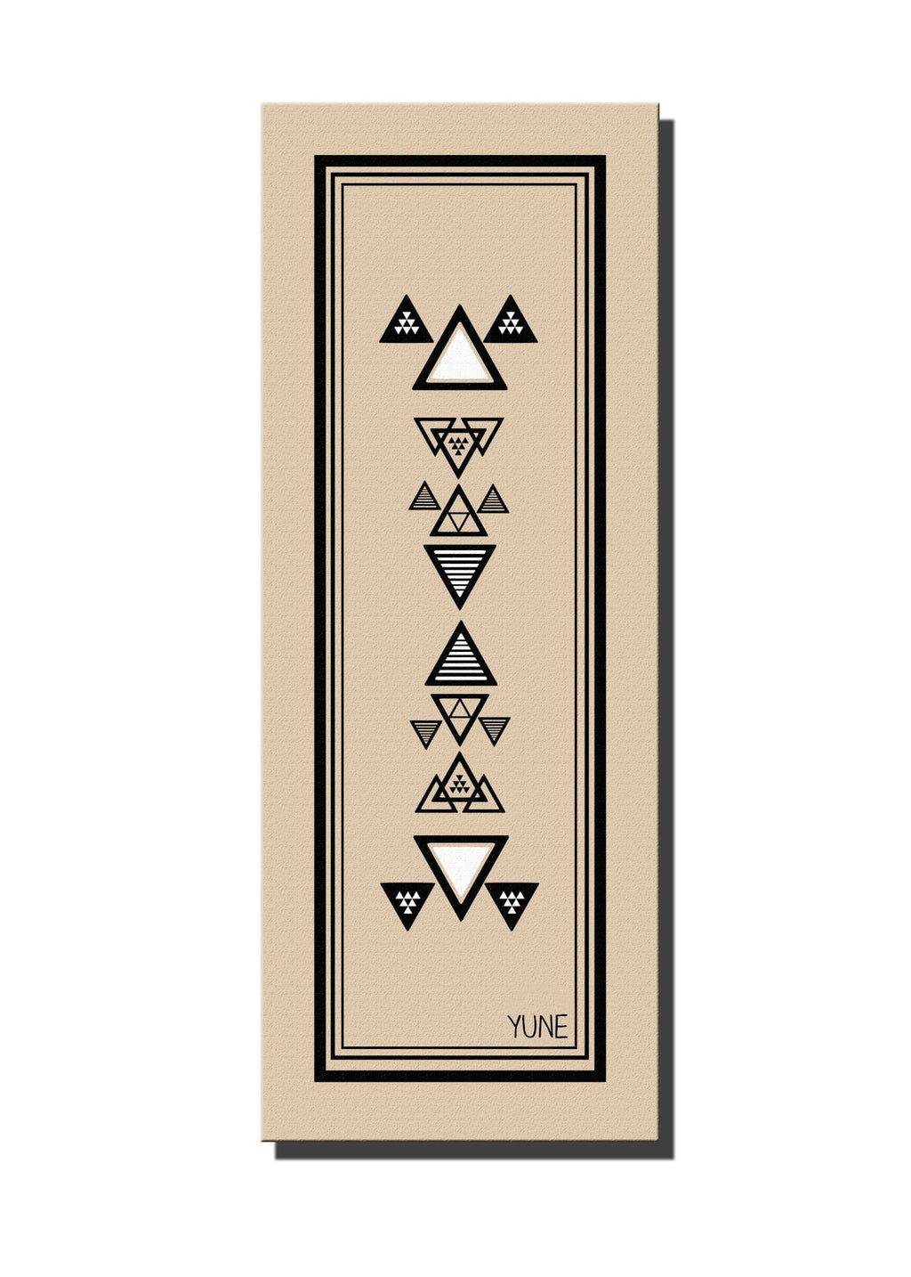 Yoga Mat | 6mm Thick | Striped | Non-Slip | Eco Friendly | Yune Yoga |